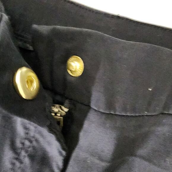 Chico's Crop Pants Sz 1 US 8 Black Ultimate Fit Comfort Waist Luxe Utility Slim - Picture 7 of 11